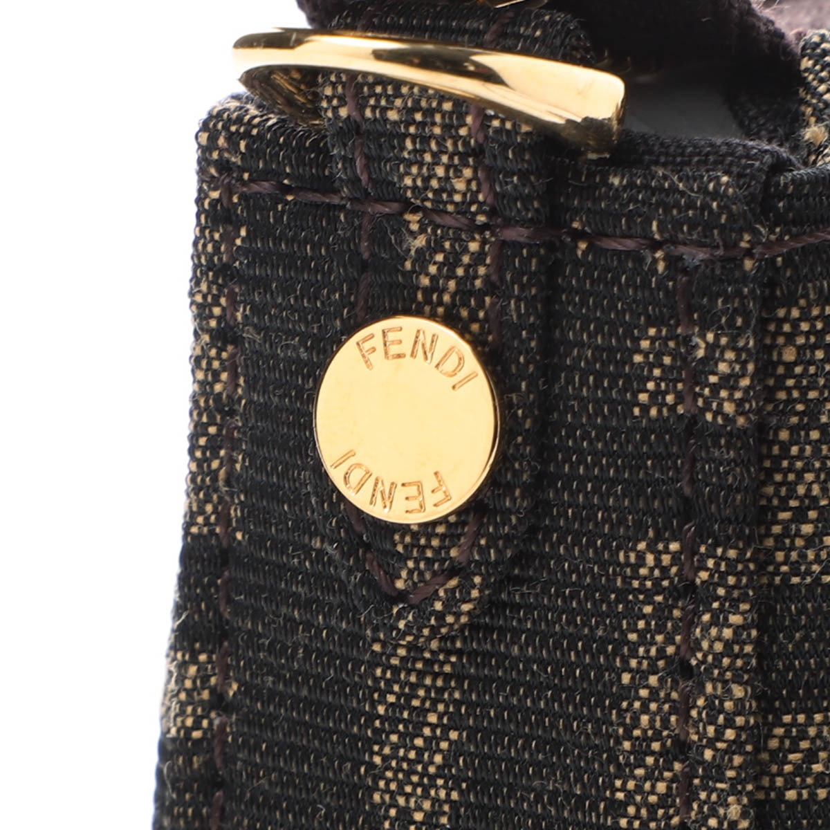 FENDI フェンディ チェーン付き クラッチバッグ/ショルダーバッグ