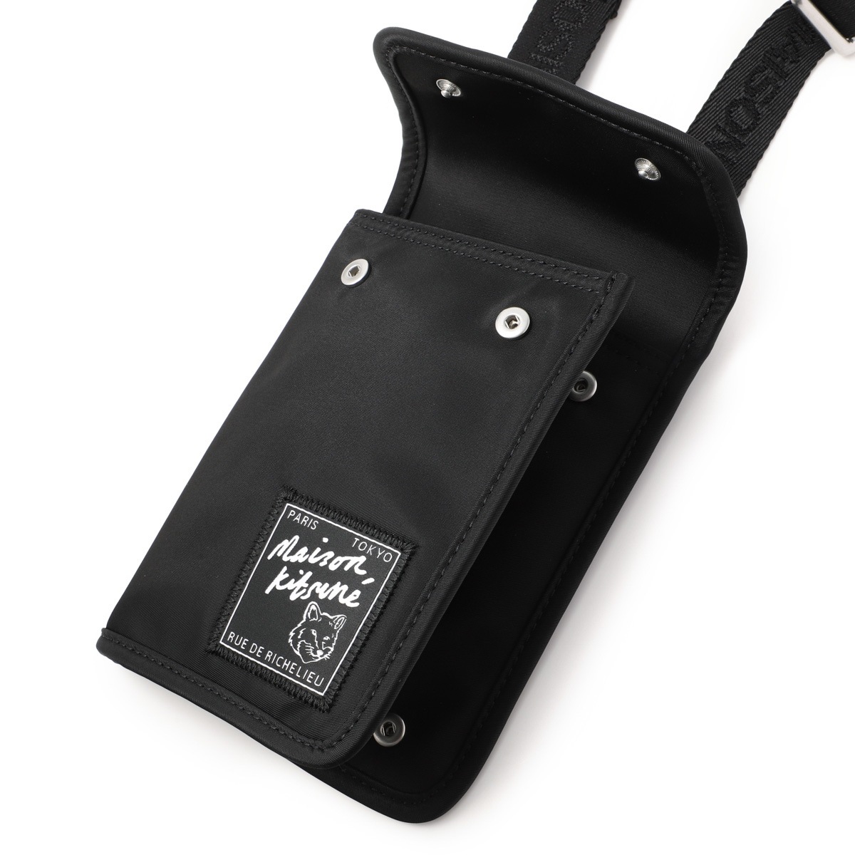 アウトレット】MAISON KITSUNE メゾンキツネ ネックポーチ/NYLON NECK