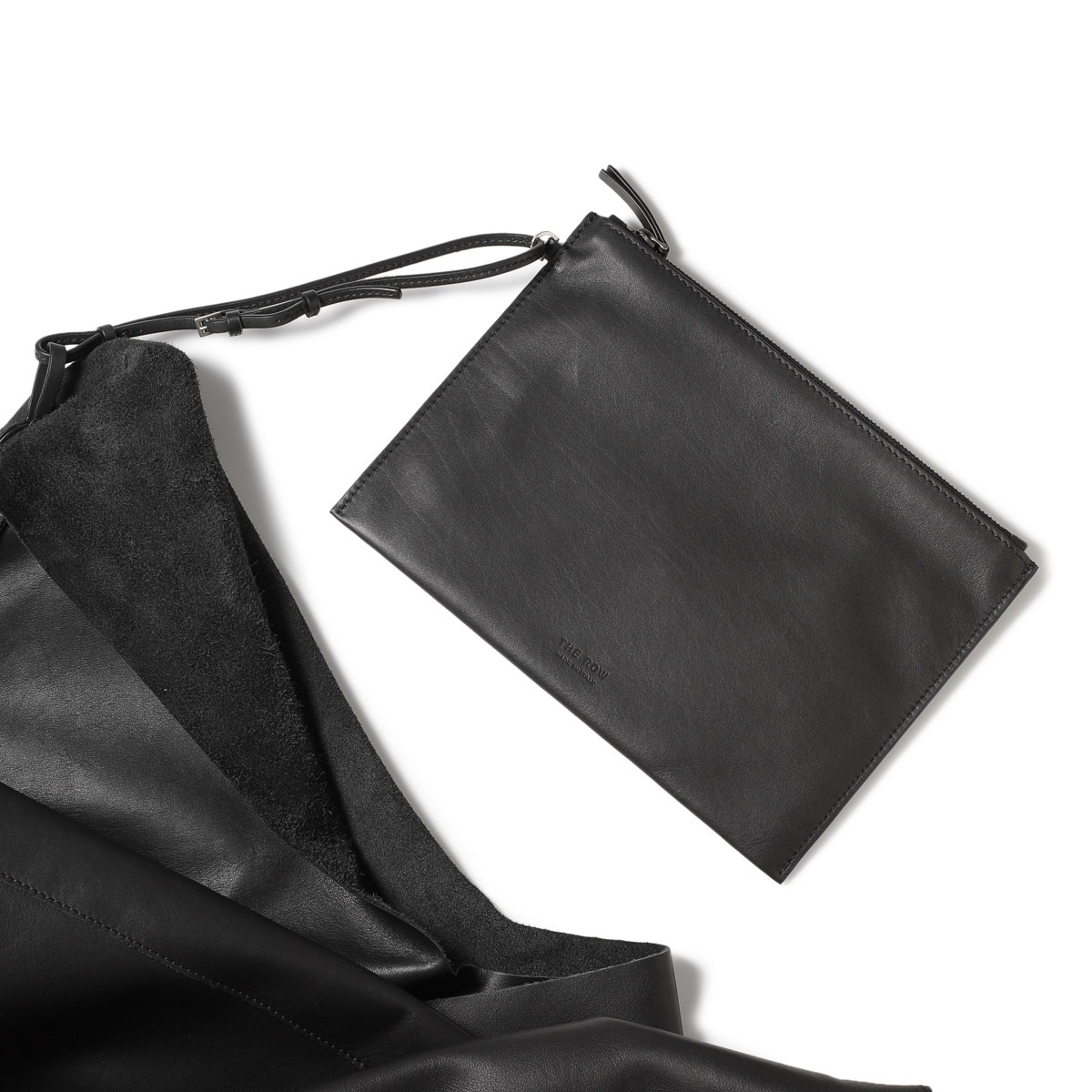 国内即発【The Row】Bindle 3 ホーボーバッグ ブラック W1623 国内即発【The Row】Bindle 3 ホーボーバッグ ブラック W1623