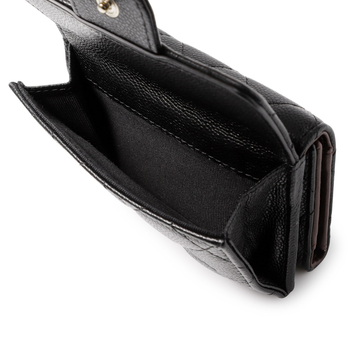 CHANEL シャネル 3つ折り財布 小銭入れ付き/コンパクトウォレット/MATELASSE AP0230【返品交換不可】 レディース