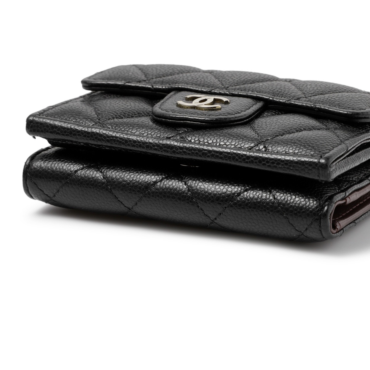 CHANEL シャネル 3つ折り財布 小銭入れ付き/コンパクトウォレット/MATELASSE AP0230【返品交換不可】 レディース