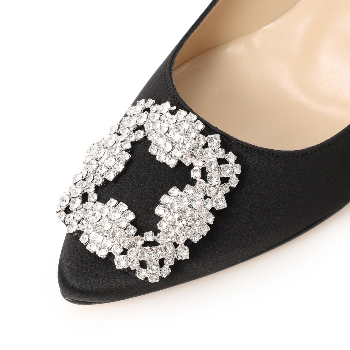 【MANOLO BLAHNIK】HANGISI50 ハンギシ50 パンプス エレガント Manolo Blahnik＊HANGISI 50 シルクサテンパンプス 50mm＊送料込
