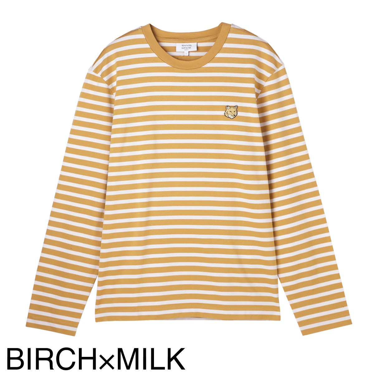 アウトレット】MAISON KITSUNE メゾンキツネ クルーネック 長袖Tシャツ