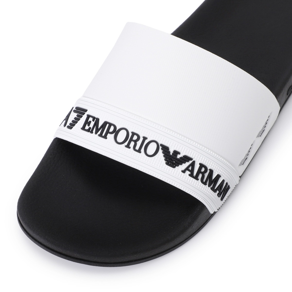 エンポリオアルマーニ♥ブラック/ホワイト スライドサンダル 楽天市場】EMPORIO ARMANI エンポリオ アルマーニ シャワー