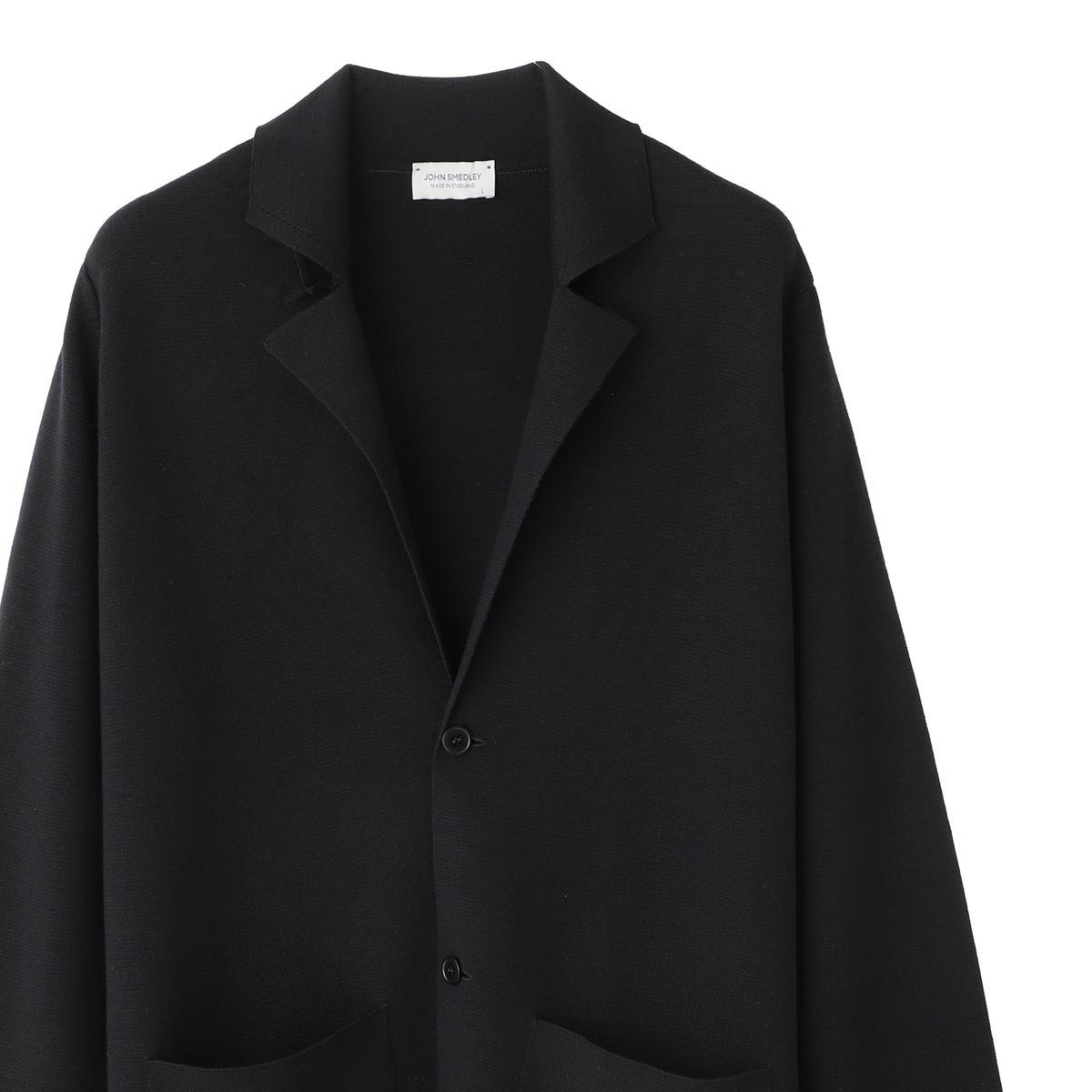 24aw 極美品 定価56,100円 JOHN SMEDLEY ボタンレス JOHN SMEDLEY（ジョンスメドレー）24ゲージコットン ボタンレス