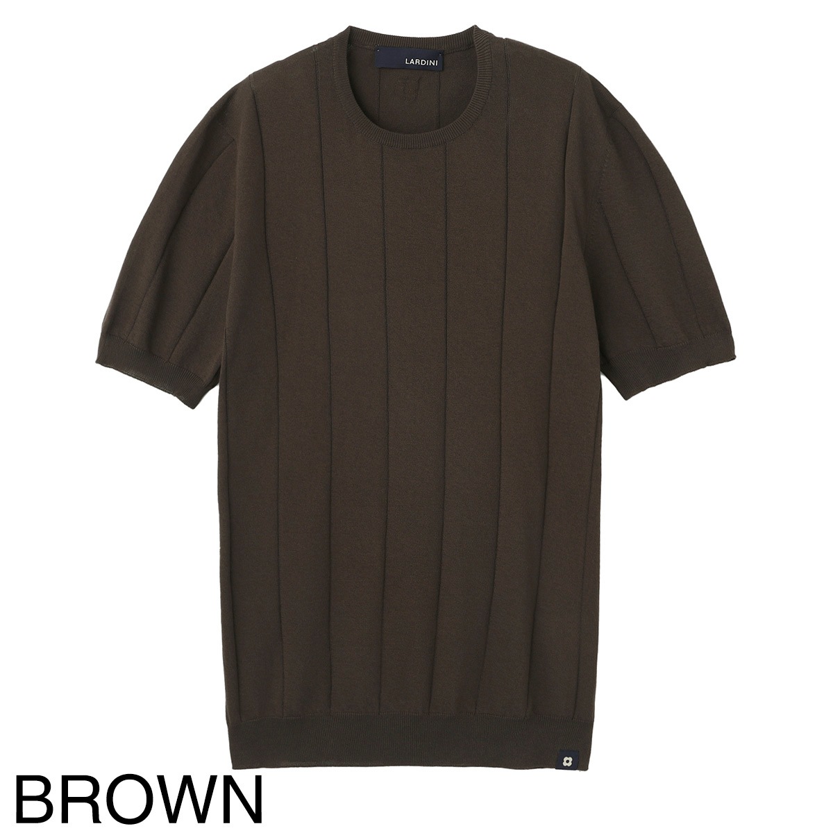 アウトレット】【ラスト1点】LARDINI ラルディーニ クルーネック 半袖