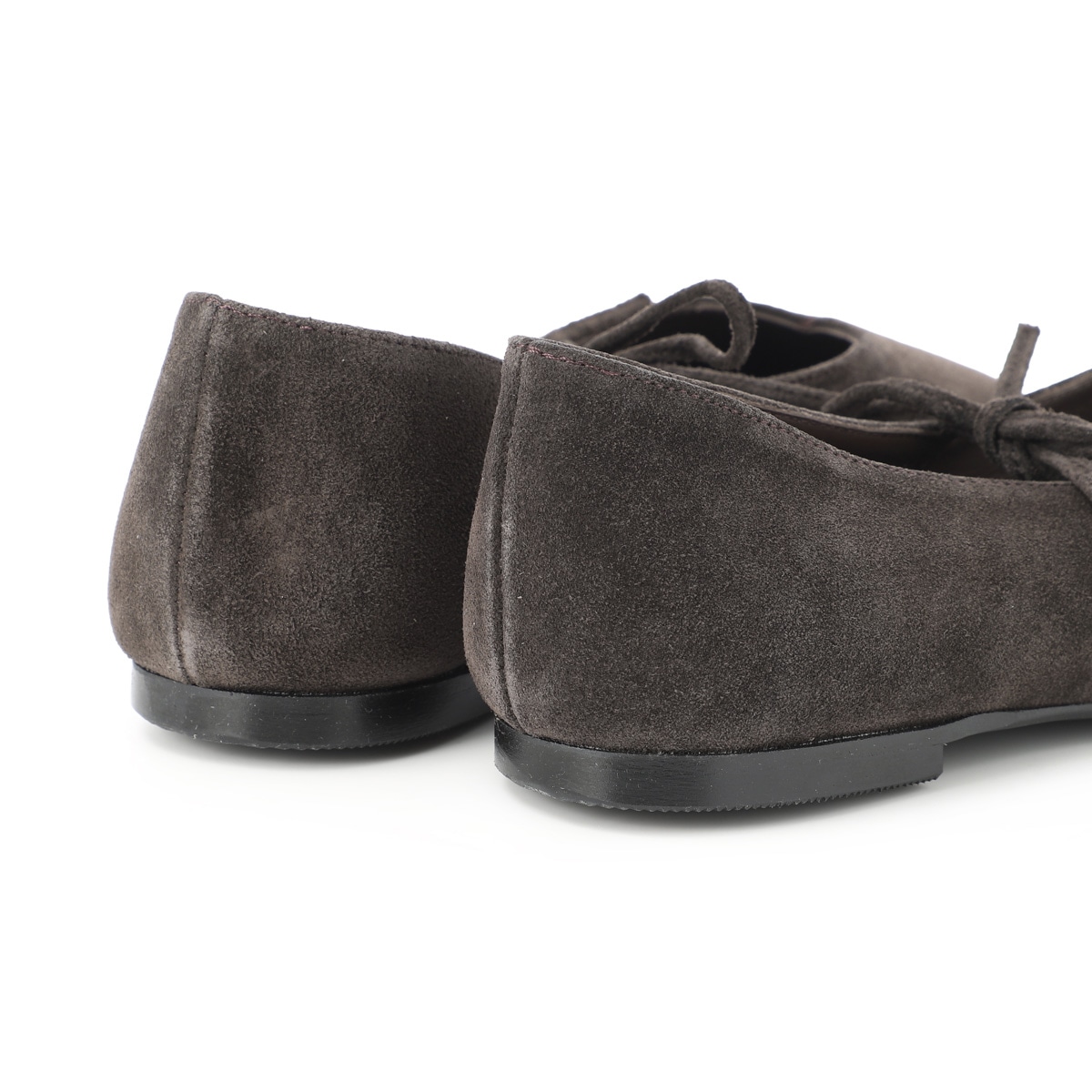 ALOHAS アロハス バレエシューズ/フラットシューズ/Sway Suede Leather Ballet Flats セルフタイリボン スクエアトゥ スエード【大きいサイズあり】 レディース