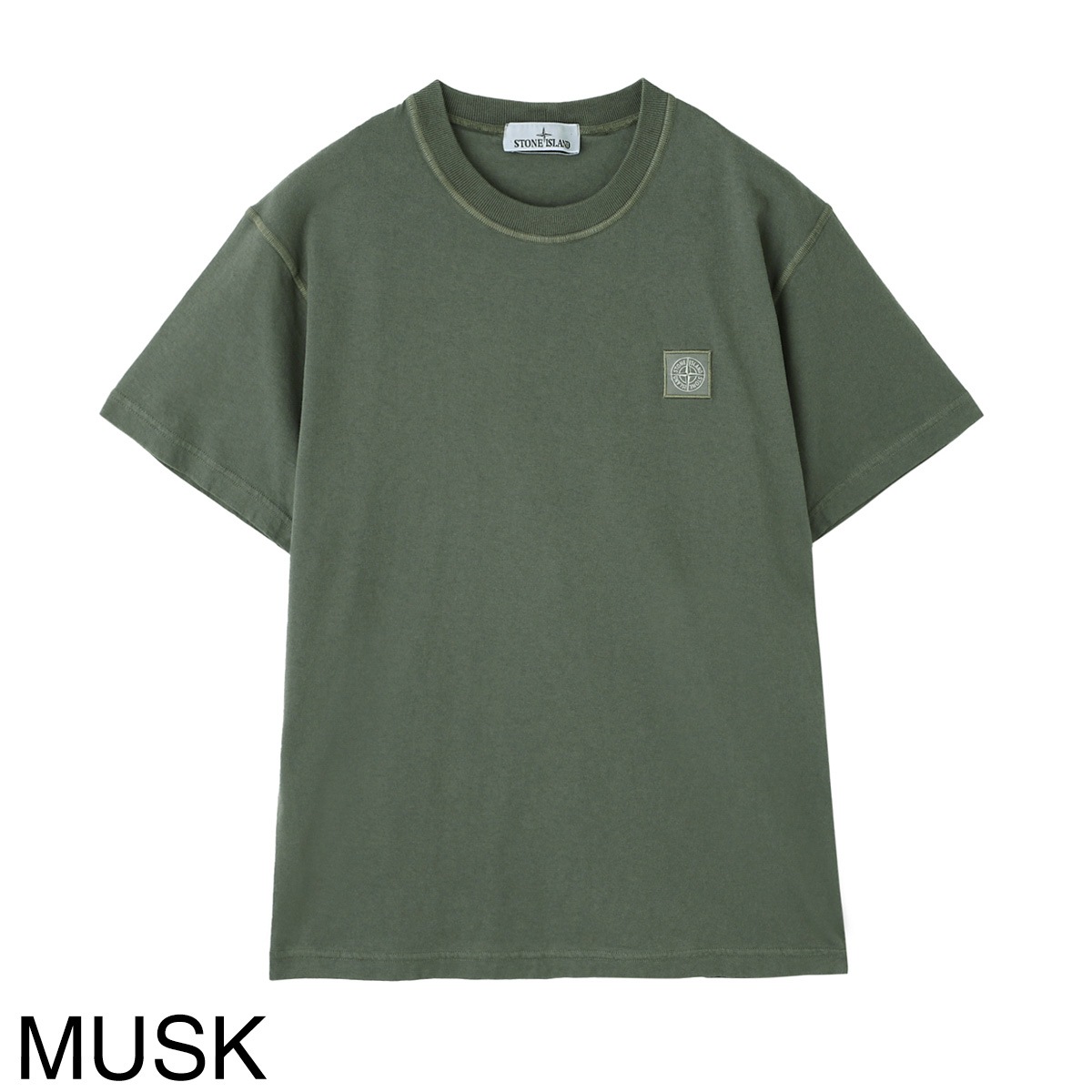 [あす着] ストーンアイランド STONE  クルーネックTシャツ メンズ 23757 アウトレット】STONE ISLAND ストーンアイランド クルーネックTシャツ