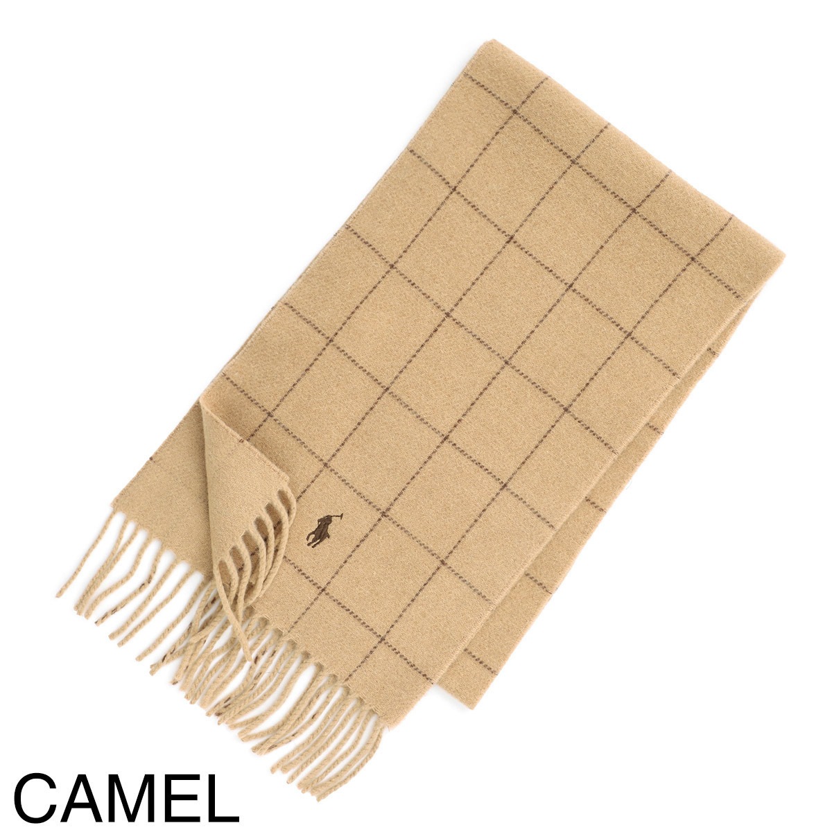 POLO RALPH LAUREN ポロラルフローレン マフラー/REVERSIBLE WINDOWPANE SCARF メンズ