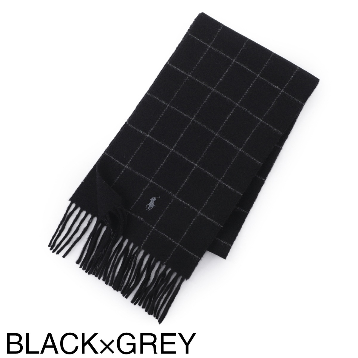 POLO RALPH LAUREN ポロラルフローレン マフラー/REVERSIBLE WINDOWPANE SCARF メンズ