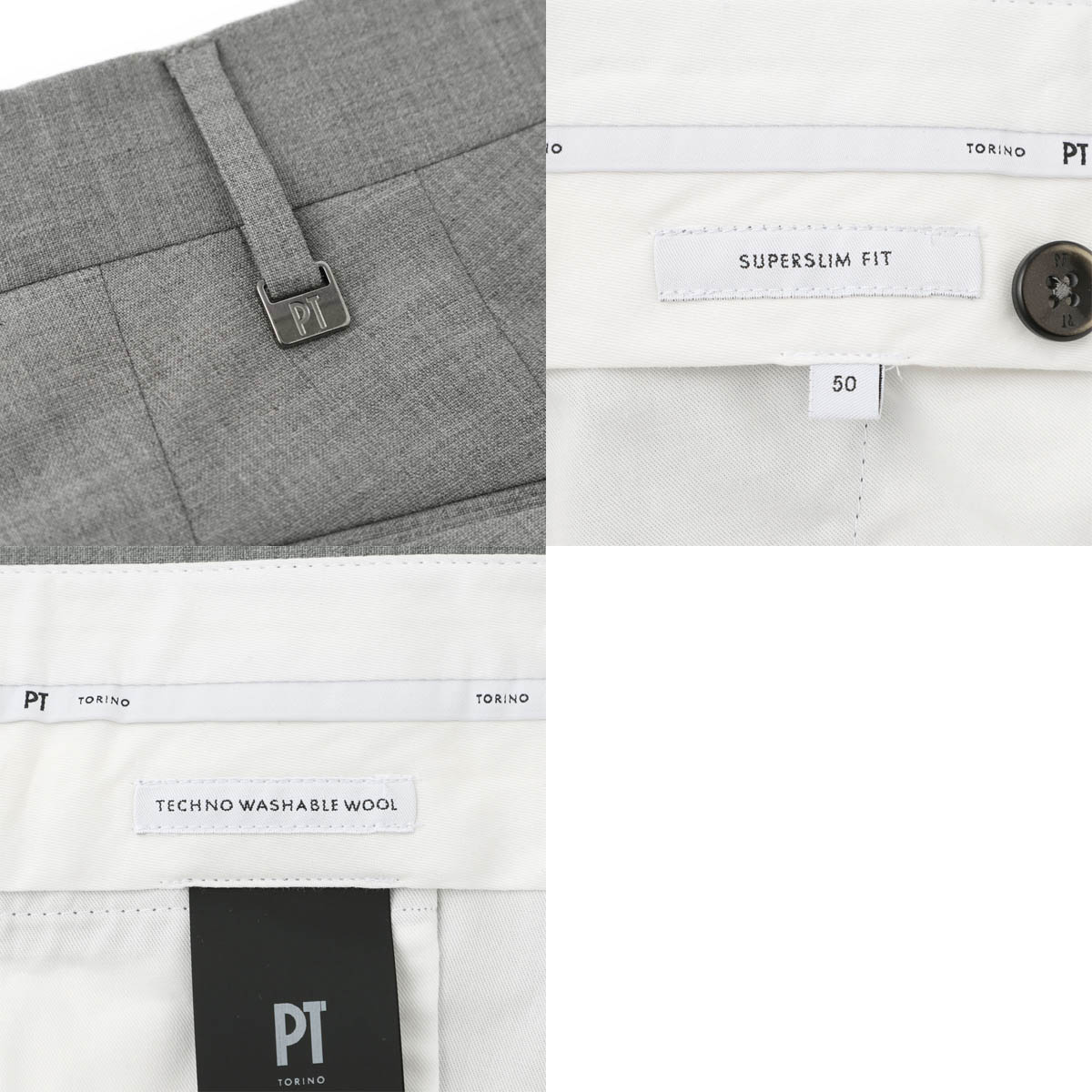 PT TORINO ピーティートリノ ノープリーツ スラックス/BUSINESS SUPERSLIM FIT メンズ