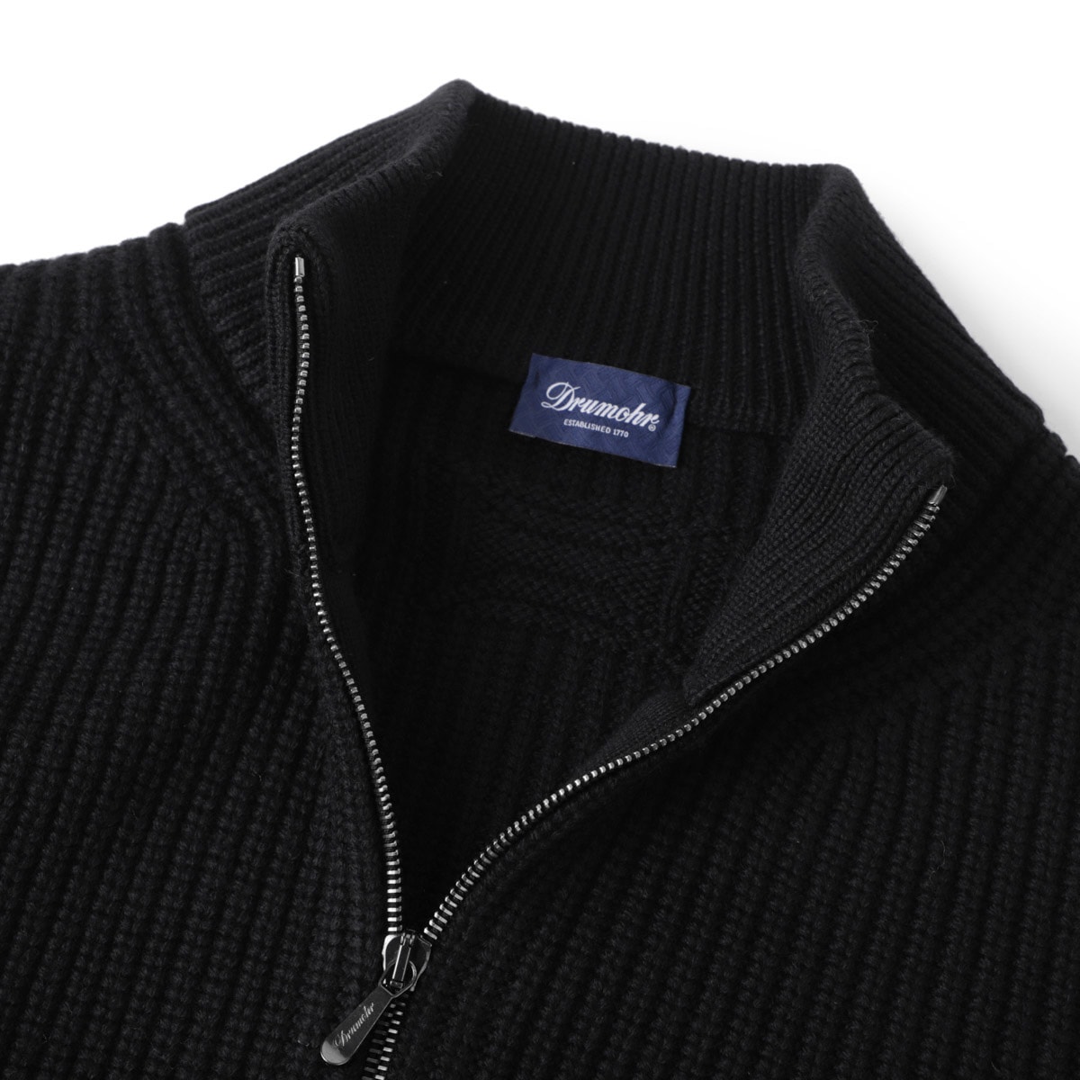 DRUMOHR ドルモア ジップアップ カーディガン/ドライバーズニット