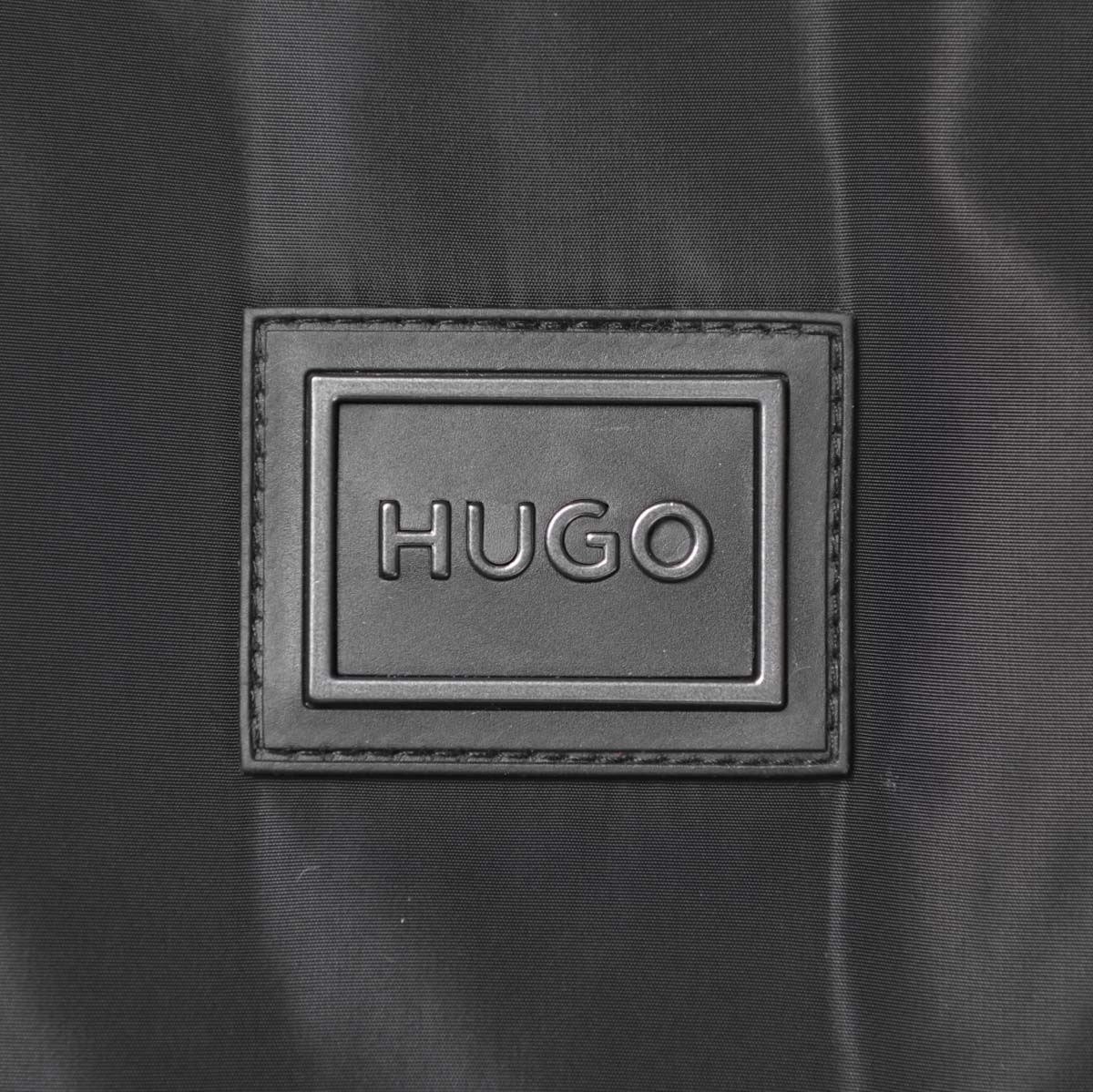 未使用級　ヒューゴボス　現行　ドライバーズニット　ブルゾン　ロゴ　黒　3L HUGO HUGOBOSS ヒューゴヒューゴボス 中綿入り ニットブルゾン