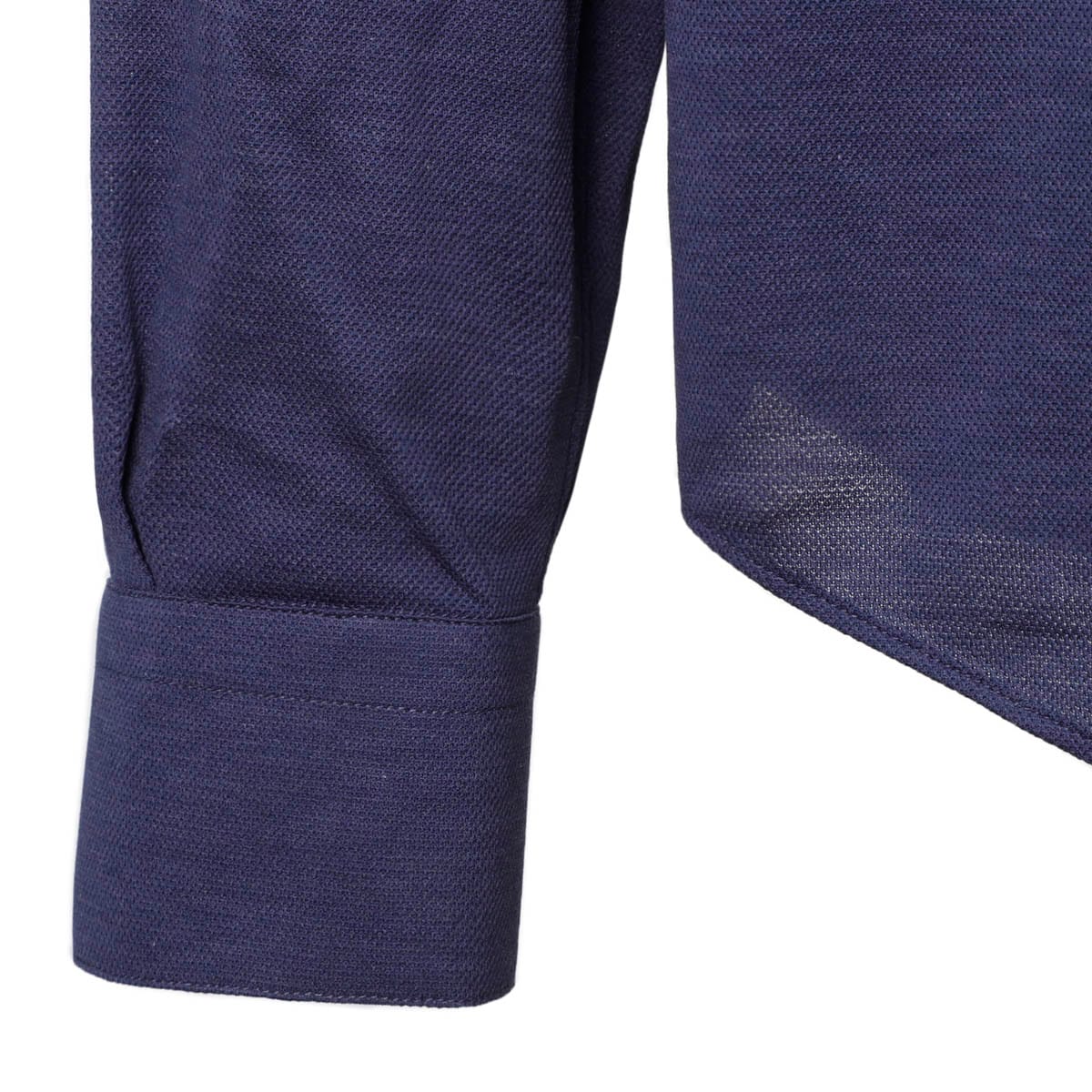 GALLIA ガッリア ホリゾンタルカラー ストレッチコットンシャツ メンズ