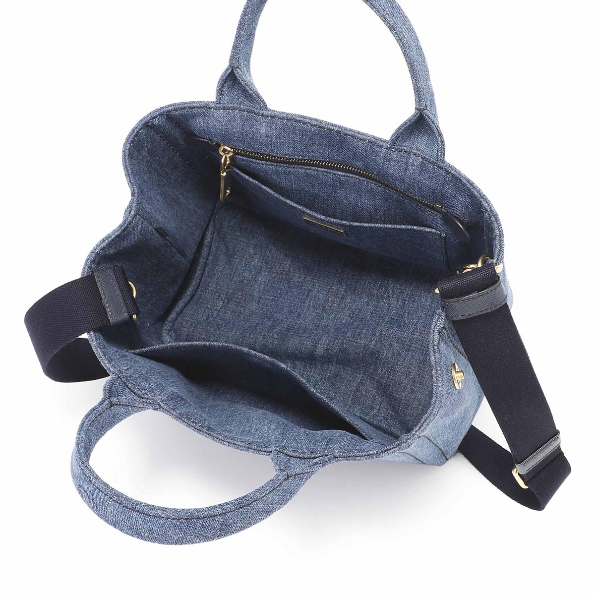アウトレット】PRADA プラダ ハンドバッグ 2WAY/CANAPA DENIM