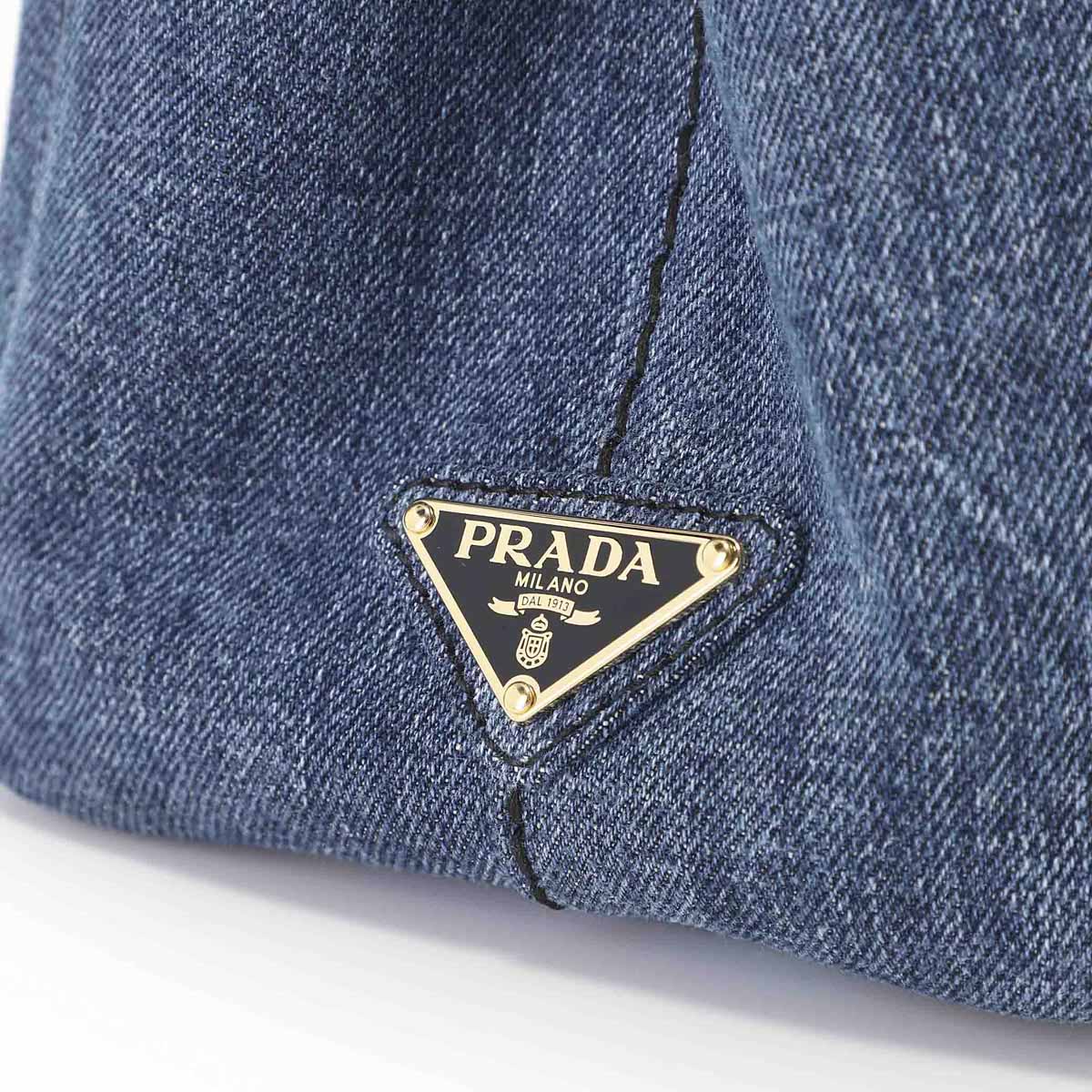 アウトレット】PRADA プラダ ハンドバッグ 2WAY/CANAPA DENIM