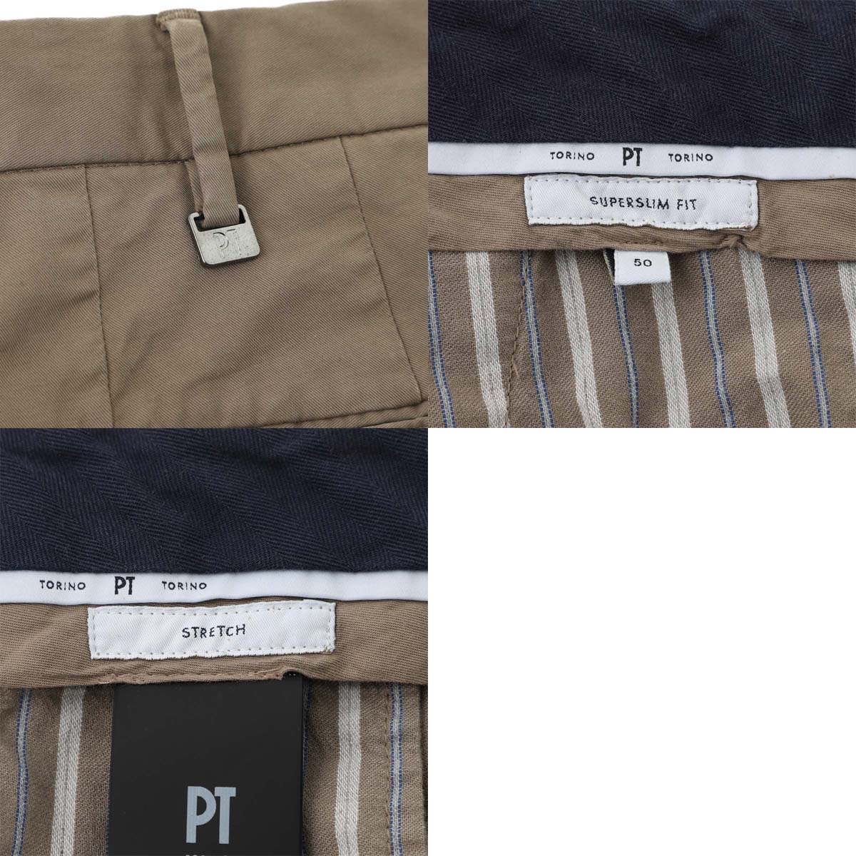 PT TORINO ピーティートリノ ノープリーツ スラックス/BUSINESS SUPERSLIM FIT【大きいサイズあり】 メンズ