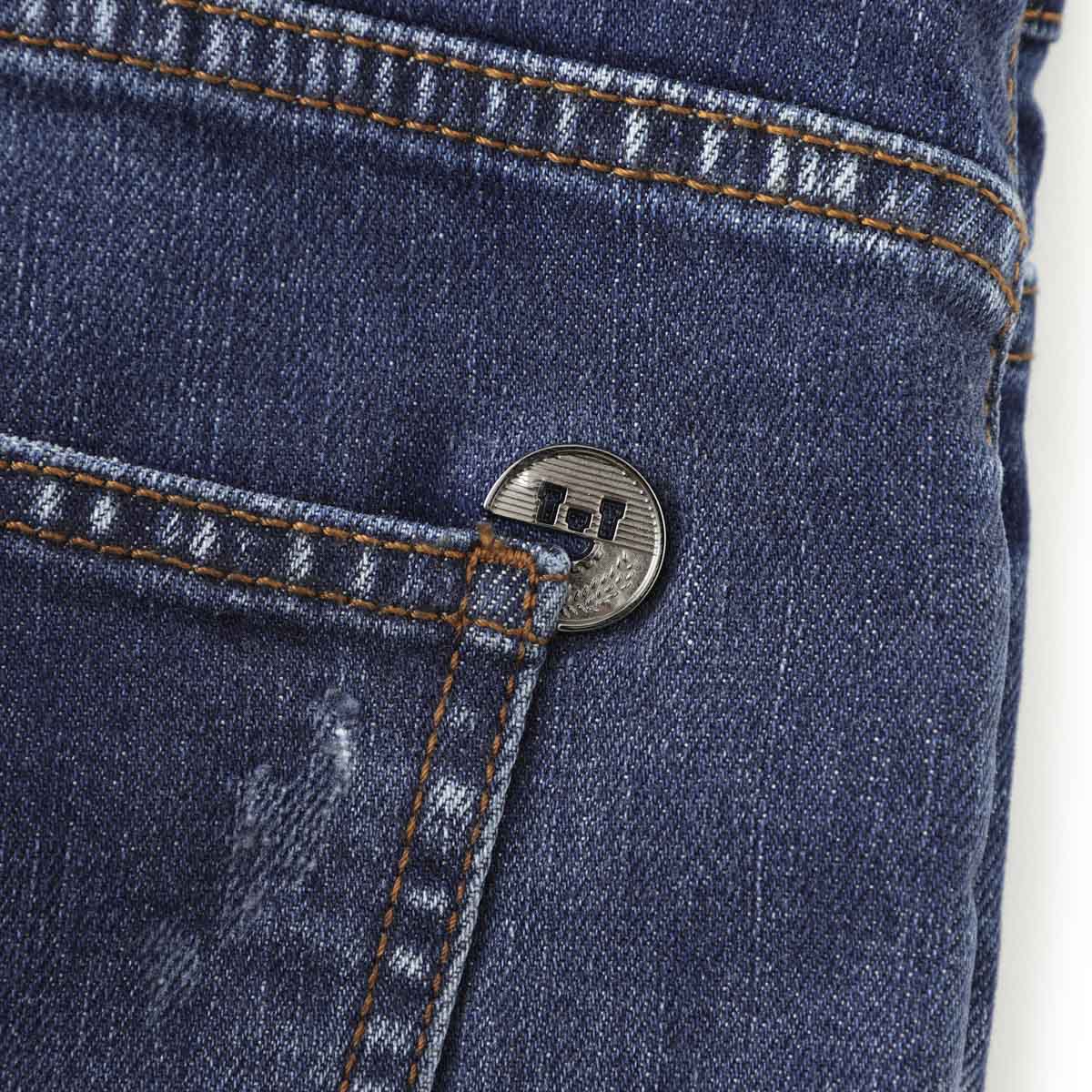 entre amis アントレアミ ボタンフライジーンズ/5 TK DENIM CORTO メンズ