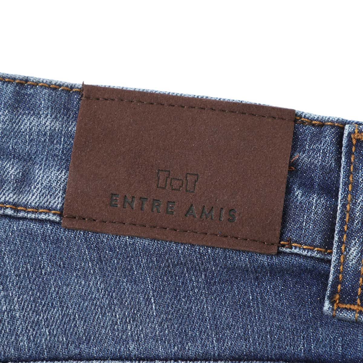 entre amis アントレアミ ボタンフライジーンズ/5 TK DENIM CORTO メンズ