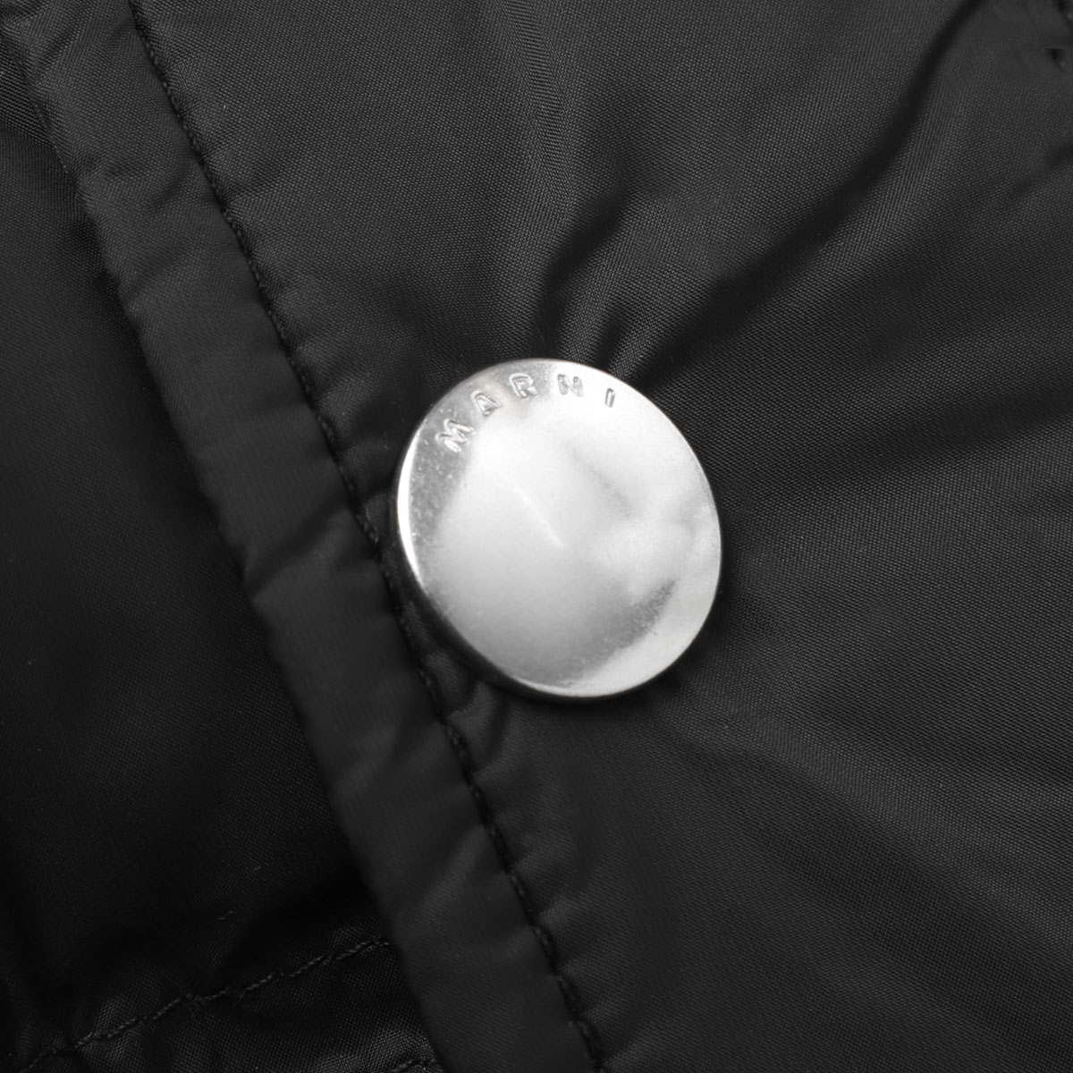 MARNI マルニ 中綿入りベスト/KIDS キッズ ガールズ ボーイズ/ロゴ スタンドネック フーディー 2WAY レディース