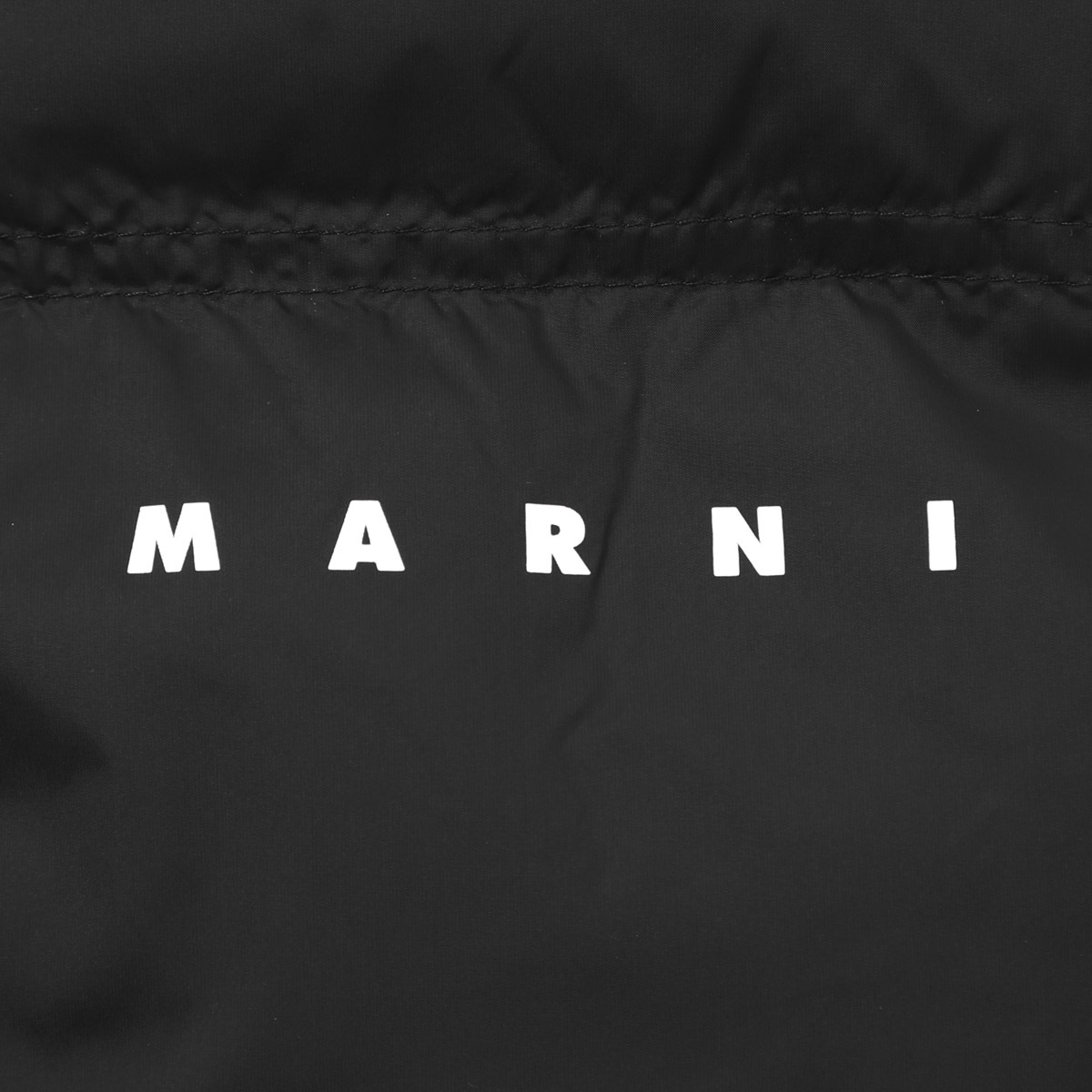 MARNI マルニ 中綿入りベスト/KIDS キッズ ガールズ ボーイズ/ロゴ スタンドネック フーディー 2WAY レディース