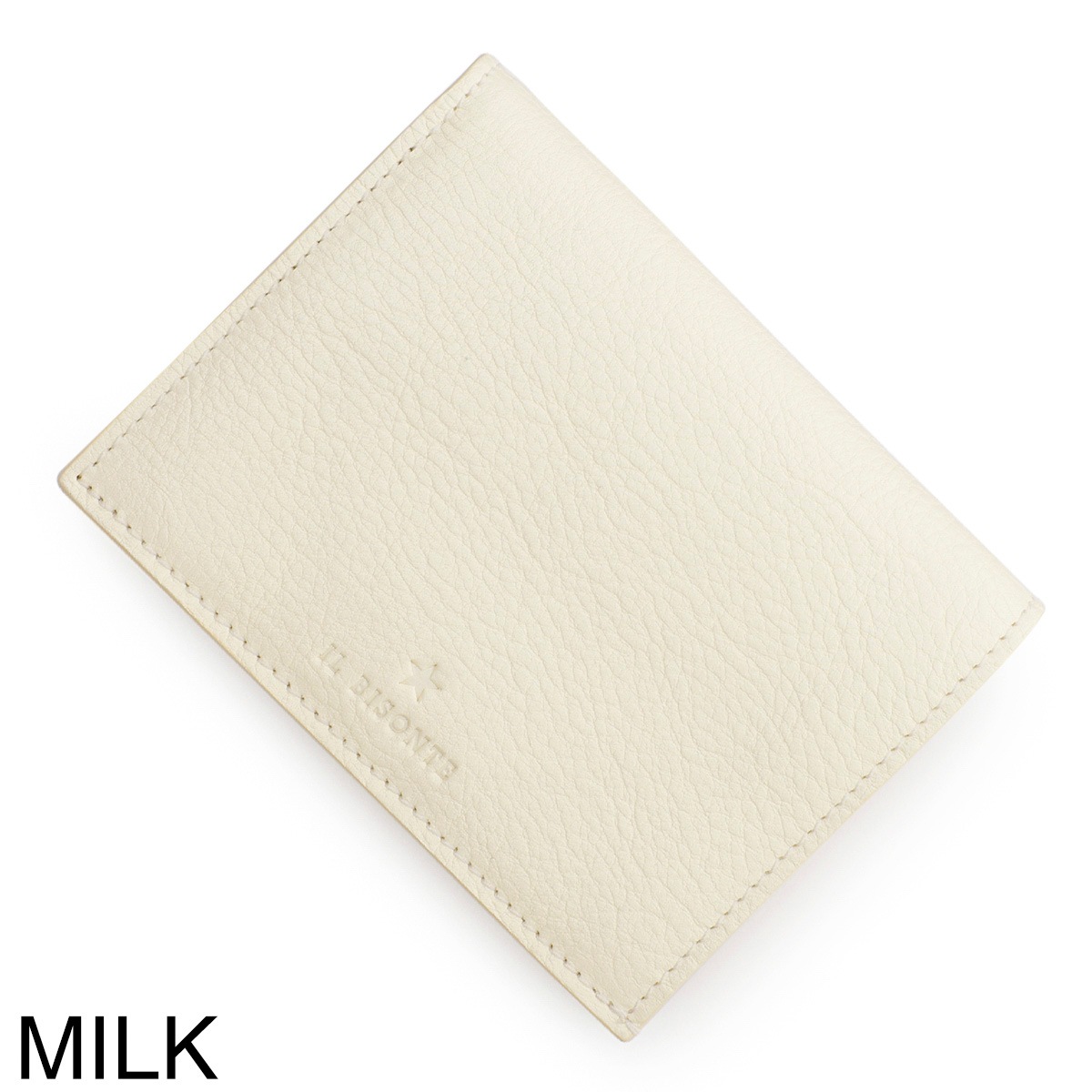 最終価格【新品未使用】【IL BISONTE】二つ折財 ナチュラルOLIVETA アウトレット】IL BISONTE イルビゾンテ 2つ折り財布 小銭入れ