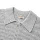 JOHN SMEDLEY ジョンスメドレー ジップアップ ニットブルゾン/DISLEY エコカシミヤ 7ゲージ レディース