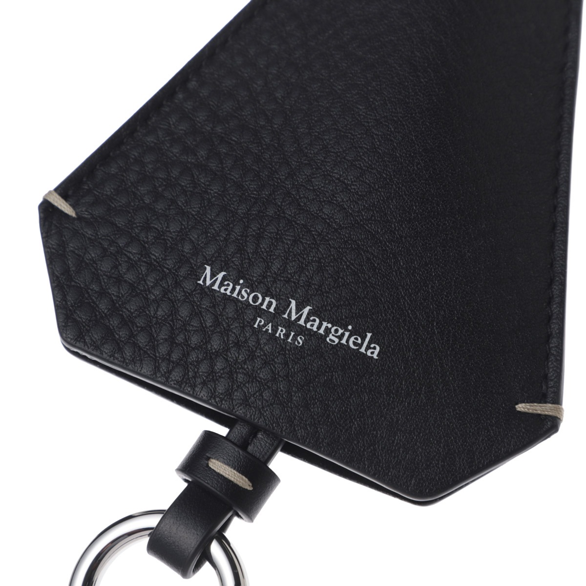 Maison Margiela マルジェラ 黒 レザー バッグ ストラップ付き Maison Margiela（メゾンマルジェラ） PayPay最大12% レディース