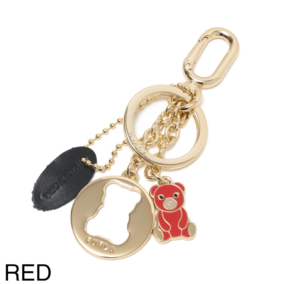 ネコポス対応(2点まで)』FURLA フルラ キーリング/バッグチャーム
