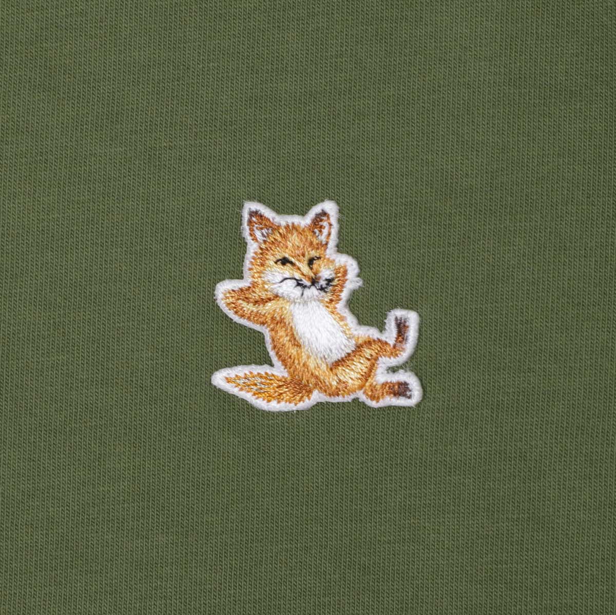 ネコポス対応(1点まで)』MAISON KITSUNE メゾンキツネ クルーネックT