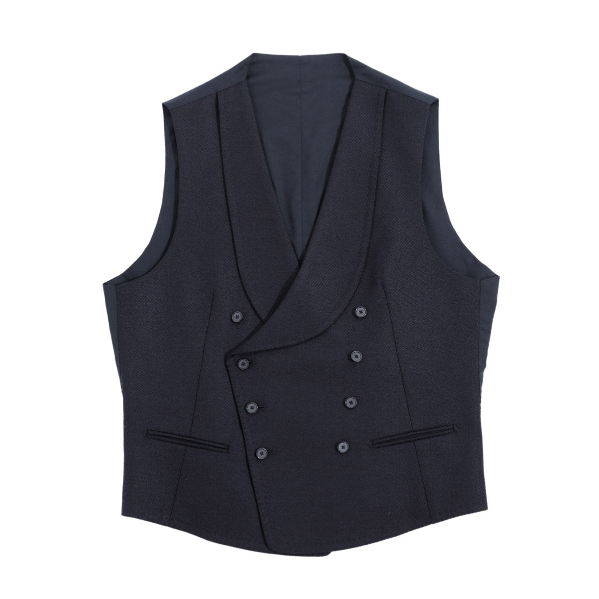 TAGLIATORE ヘリンボーンベスト茶サイズ50 ben-f-520062u07.jpg