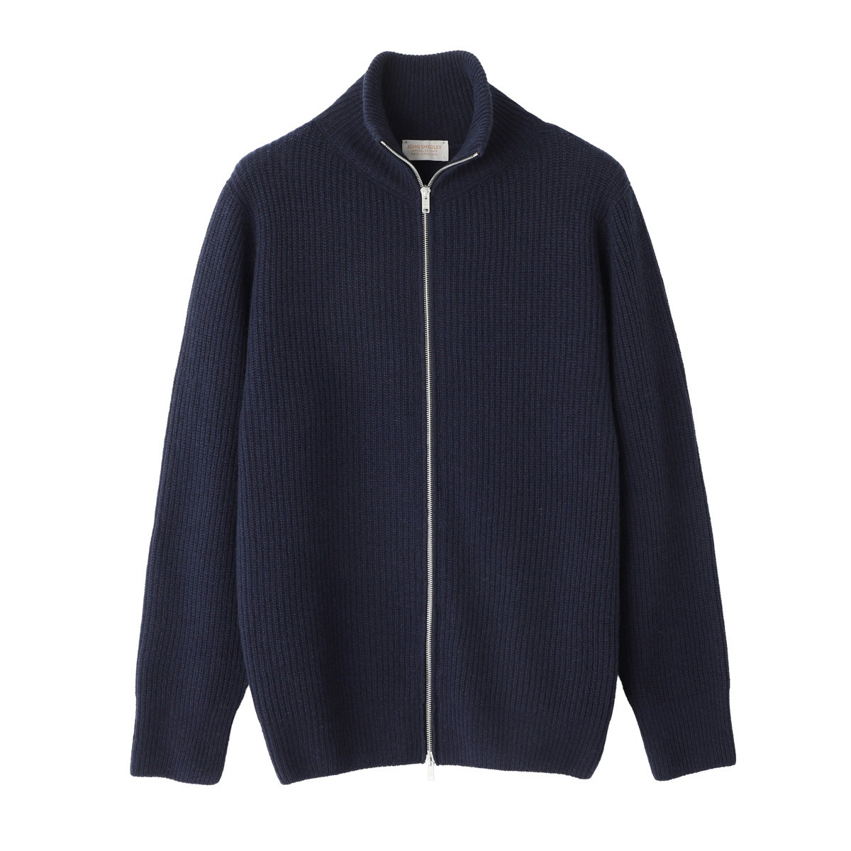 ジョンスメドレー　メンズニット　　M JOHN SMEDLEY ジョンスメドレー ジップアップ ニットブルゾン