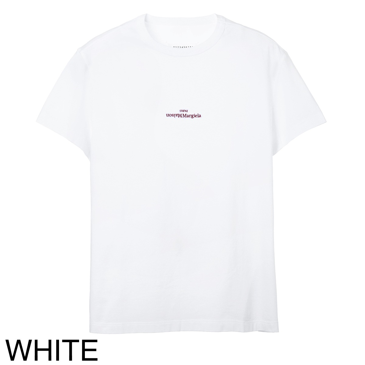 【アウトレット】Maison Margiela メゾンマルジェラ クルーネック Tシャツ/DISTORTED LOGO T-SHIRT メンズ