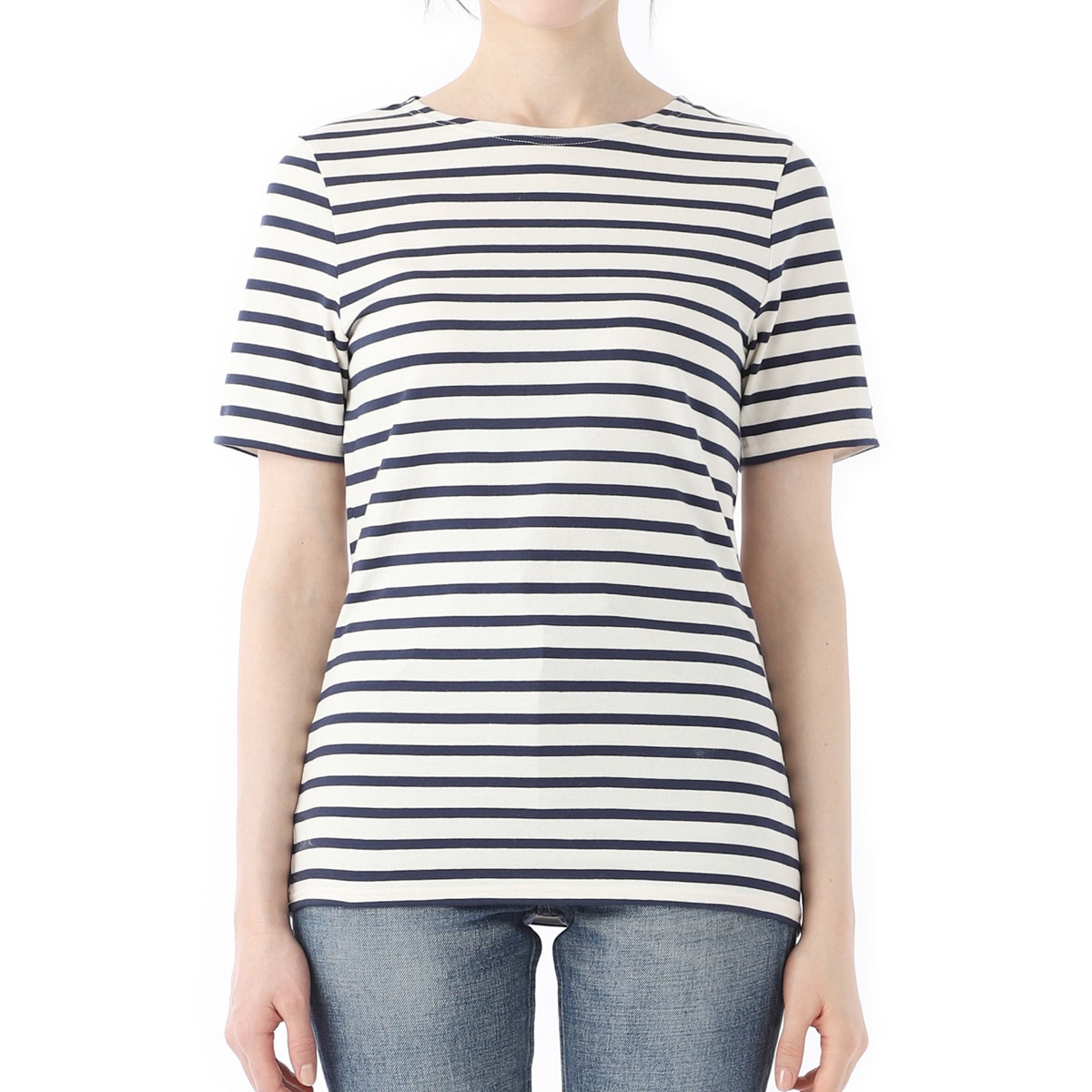 SAINT JAMES マリンエクリュ レバント モダン T シャツ アウトレット】SAINT JAMES セントジェームス クルーネック T