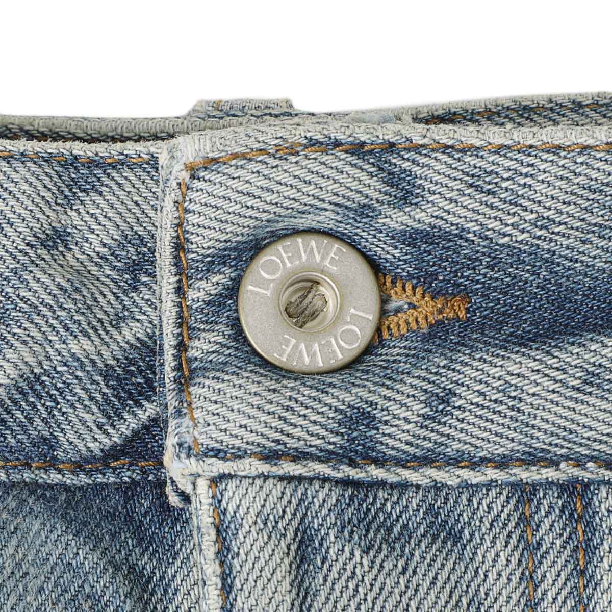 【アウトレット】LOEWE ロエベ ボタンフライジーンズ/BUSTIER HIGH WAISTED JEANS レディース