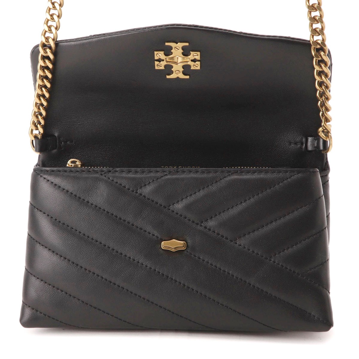 【タイムセール】TORY BURCH トリーバーチ 長財布 小銭入れ付き/チェーンウォレット/KIRA CHEVRON CHAIN WALLET レディース