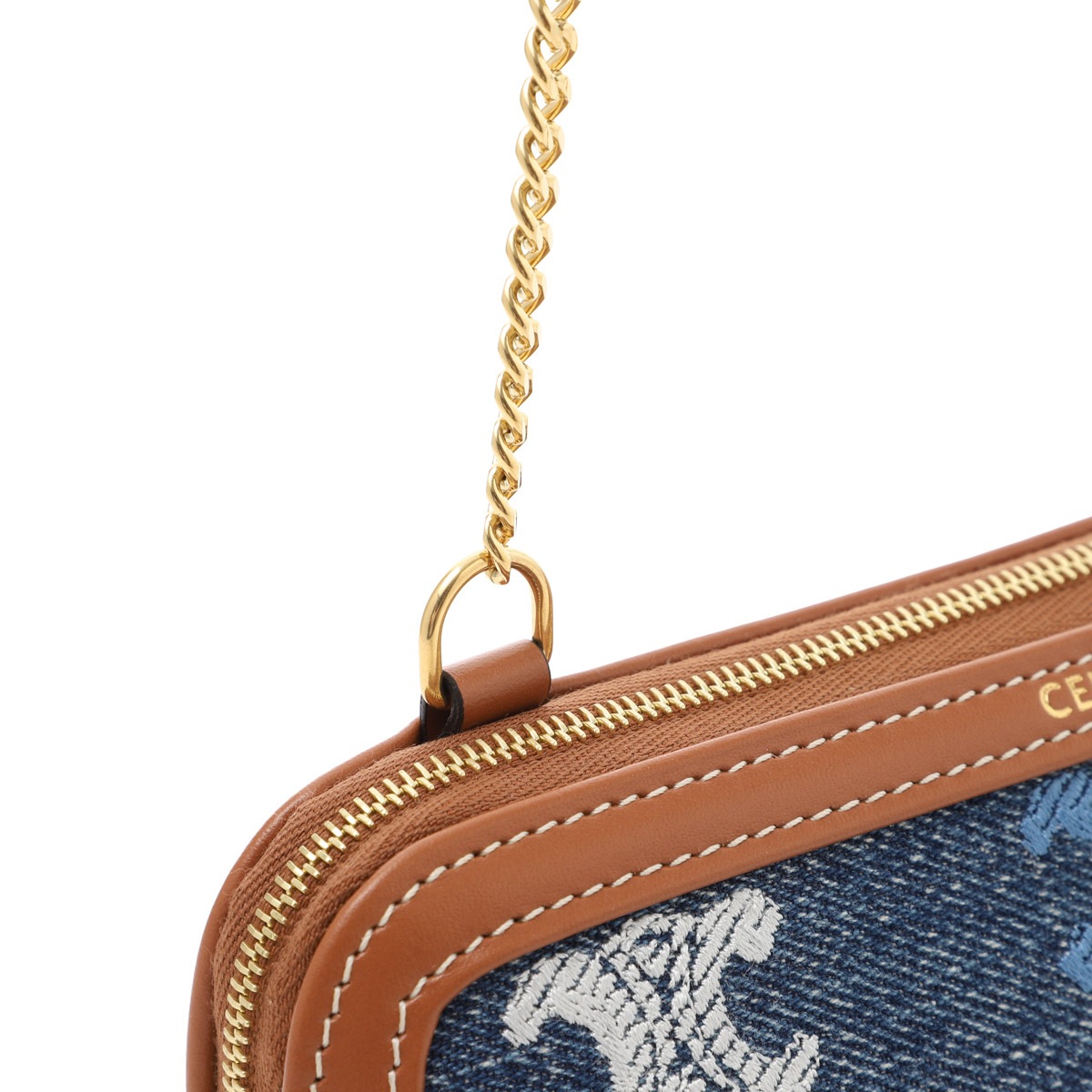 CELINE セリーヌ ショルダーバッグ/チェーン付き クラッチバッグ