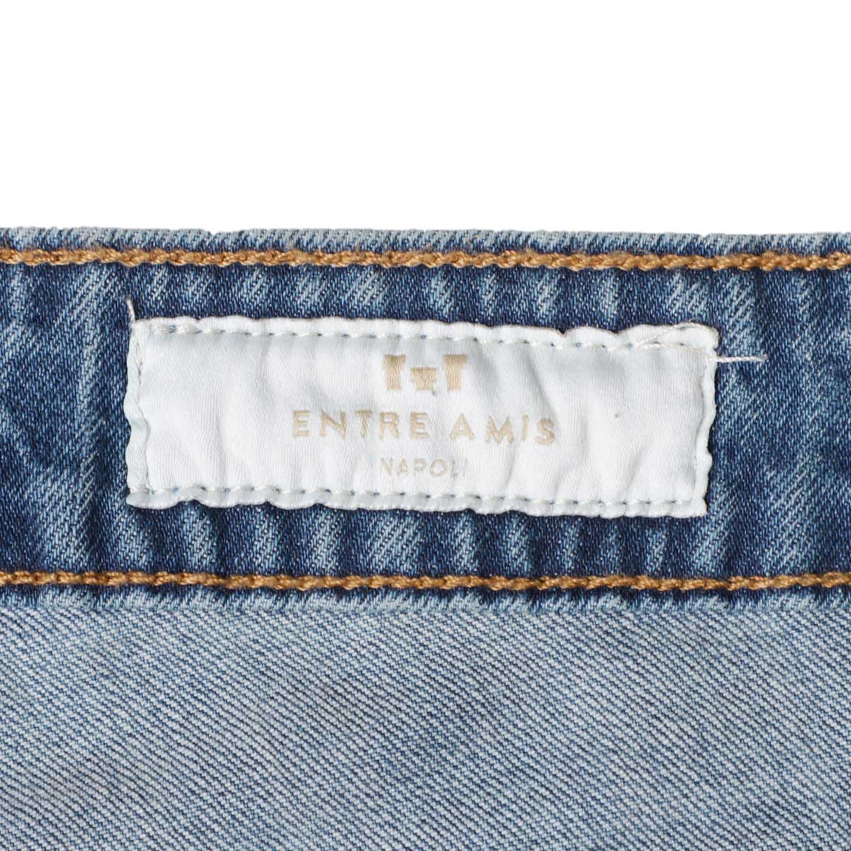 entre amis アントレアミ ボタンフライジーンズ/5 TK DENIM CORTO【大きいサイズあり】 メンズ