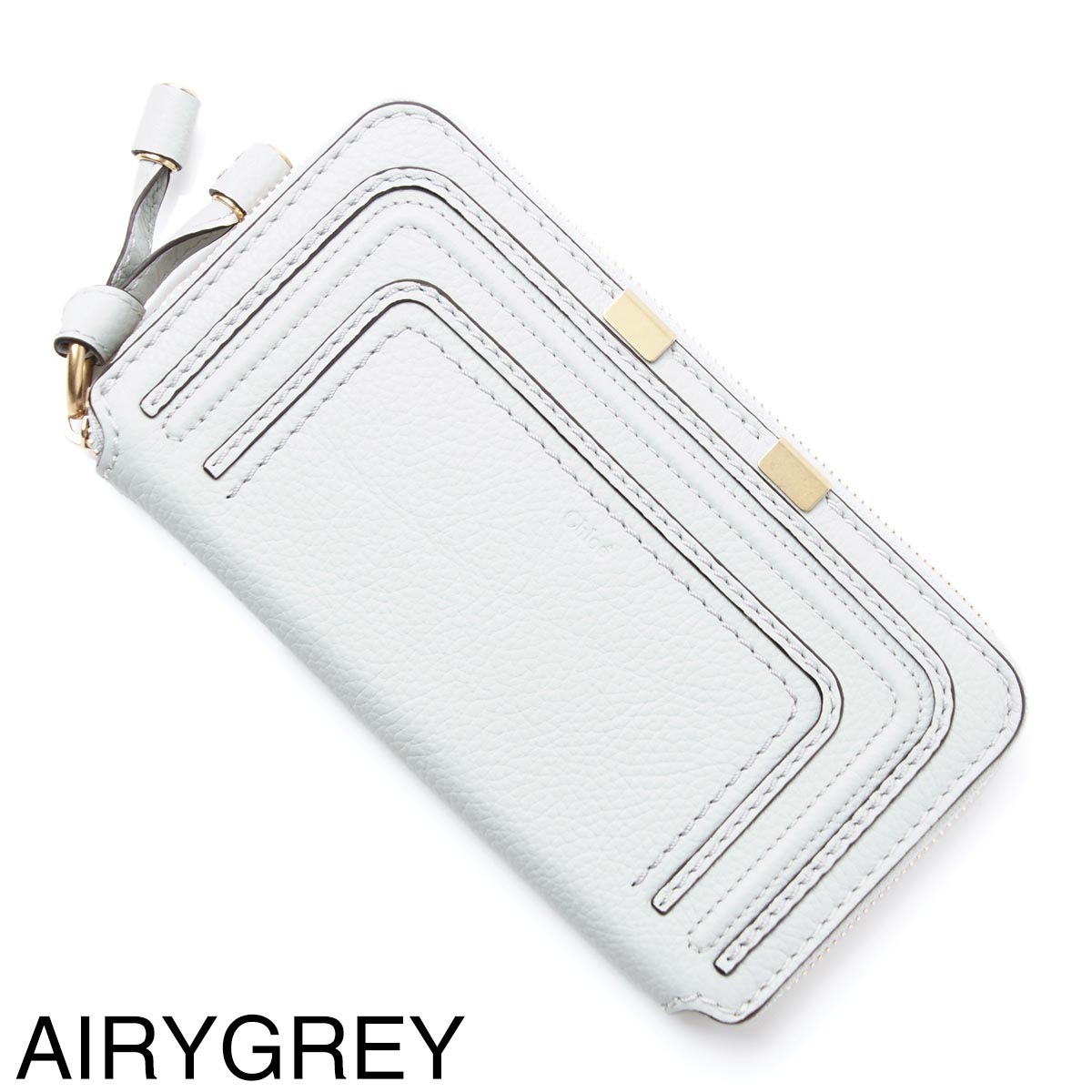 Chloe クロエ ラウンドファスナー 長財布 小銭入れ付き/MARCIE マーシー レディース