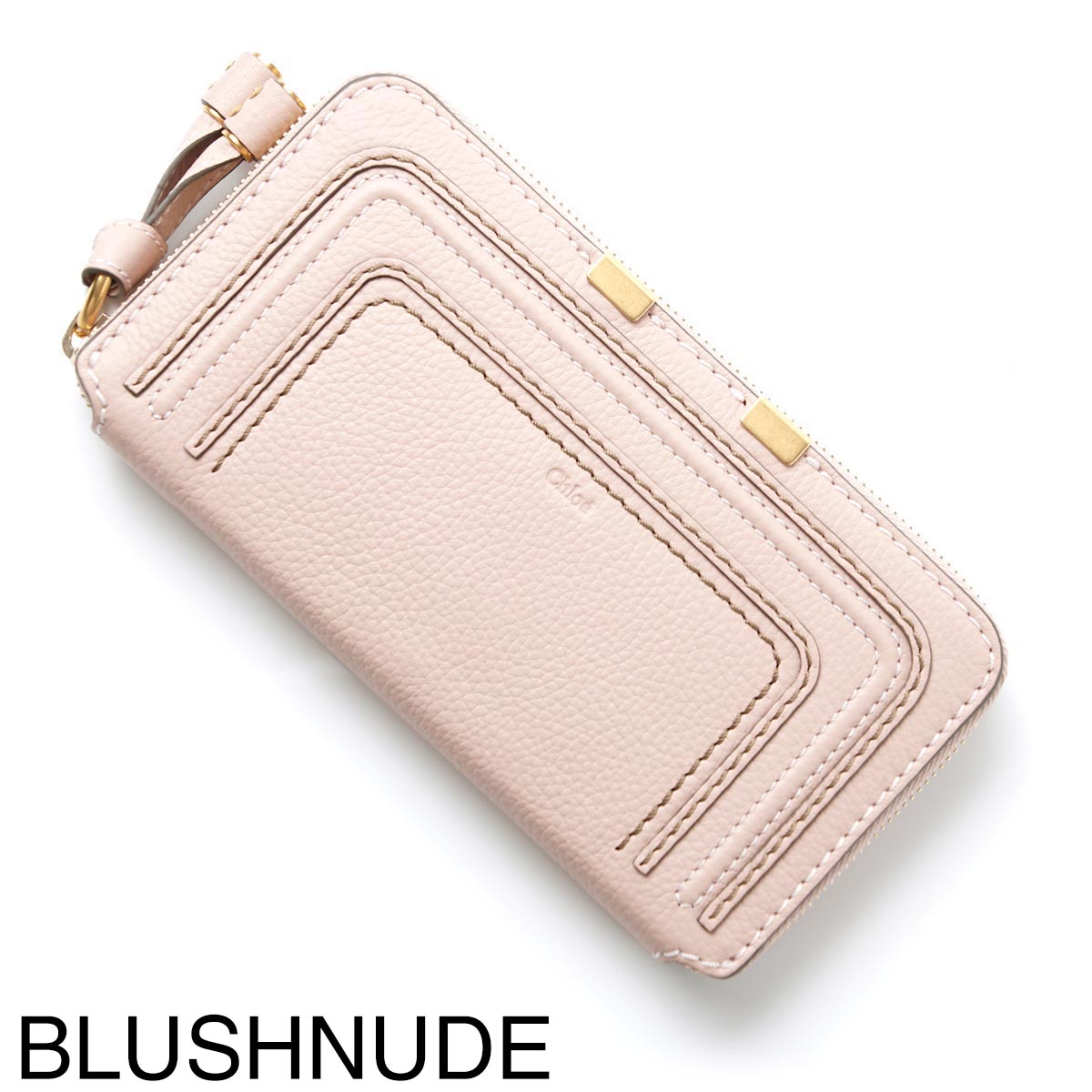 Chloe クロエ ラウンドファスナー 長財布 小銭入れ付き/MARCIE マーシー レディース