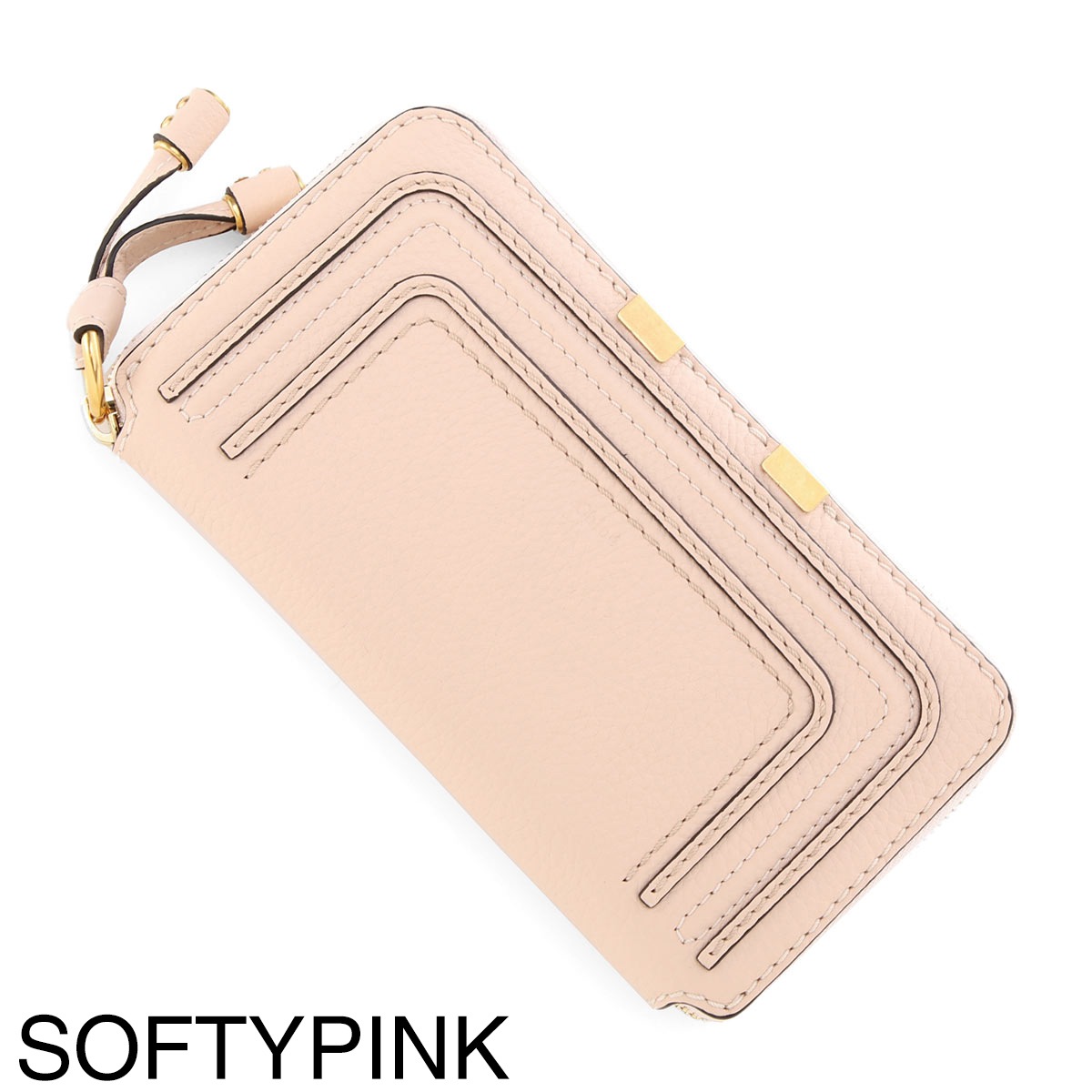 Chloe クロエ ラウンドファスナー 長財布 小銭入れ付き/MARCIE マーシー レディース