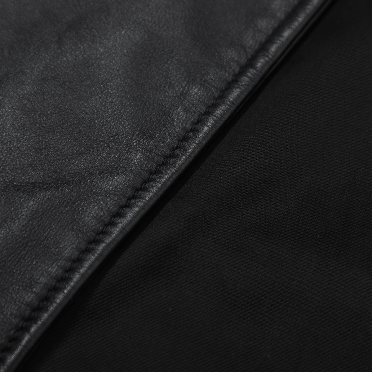 CELINE 黒 レザージャケット CELINE セリーヌ レザージャケット/ライダースジャケット