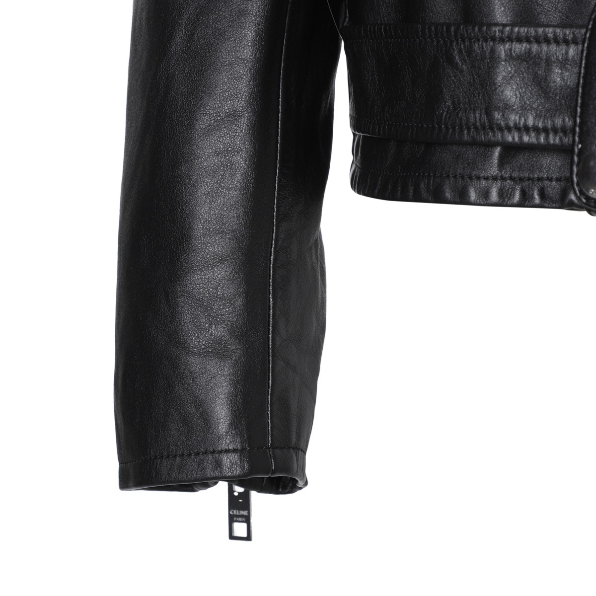 CELINE セリーヌ レザージャケット/ライダースジャケット/CLASSIC BIKER IN CALFSKIN BLACK メンズ