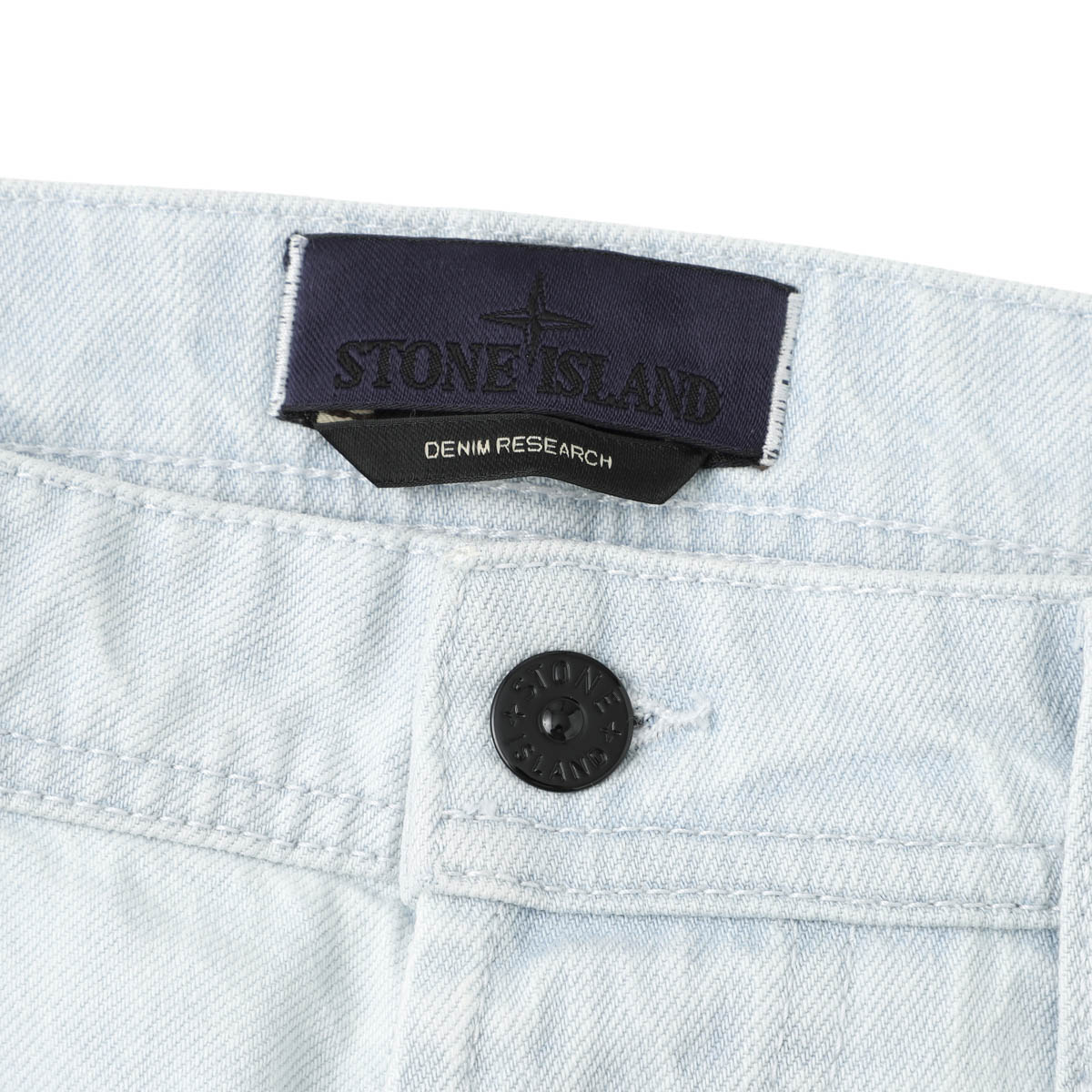 STONE ISLAND ストーンアイランド ボタンフライジーンズ/J100005 INDIGO DENIM-ULTRA BLEACHED STONE ISLAND DENIM RESEARCH メンズ
