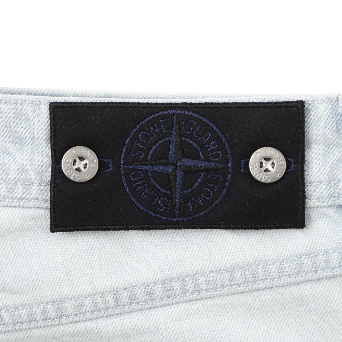 STONE ISLAND ストーンアイランド ボタンフライジーンズ/J100005 INDIGO DENIM-ULTRA BLEACHED STONE ISLAND DENIM RESEARCH メンズ