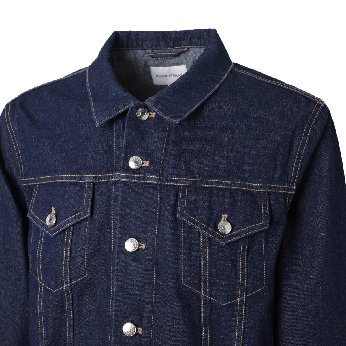 MAISON KITSUNE メゾンキツネ デニムジャケット ブルー MAISON KITSUNE メゾンキツネ デニムジャケット/TRUCKER DENIM