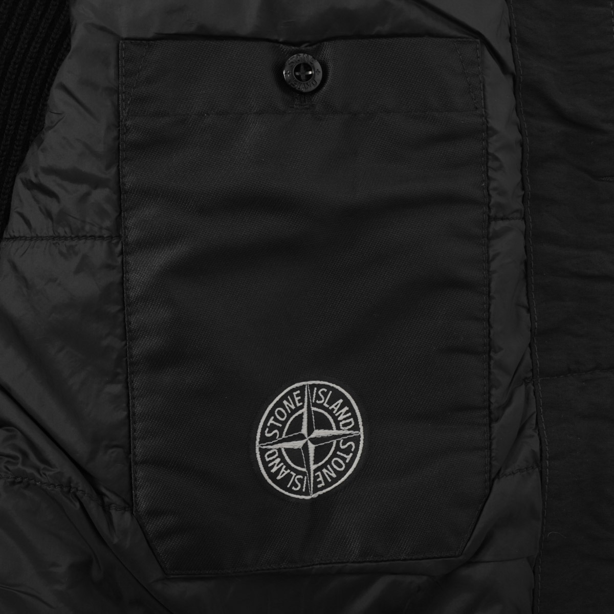 STONE ISLAND ストーンアイランド 中綿入り ジップアップ ブルゾン/45637 CRINKLE REPS R-NY WITH PRIMALOFT-TC メンズ