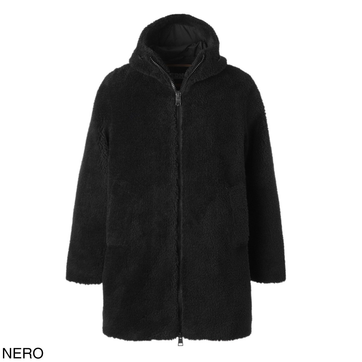 アウトレット】HERNO ヘルノ フーデッドコート/ボアコート【大きい