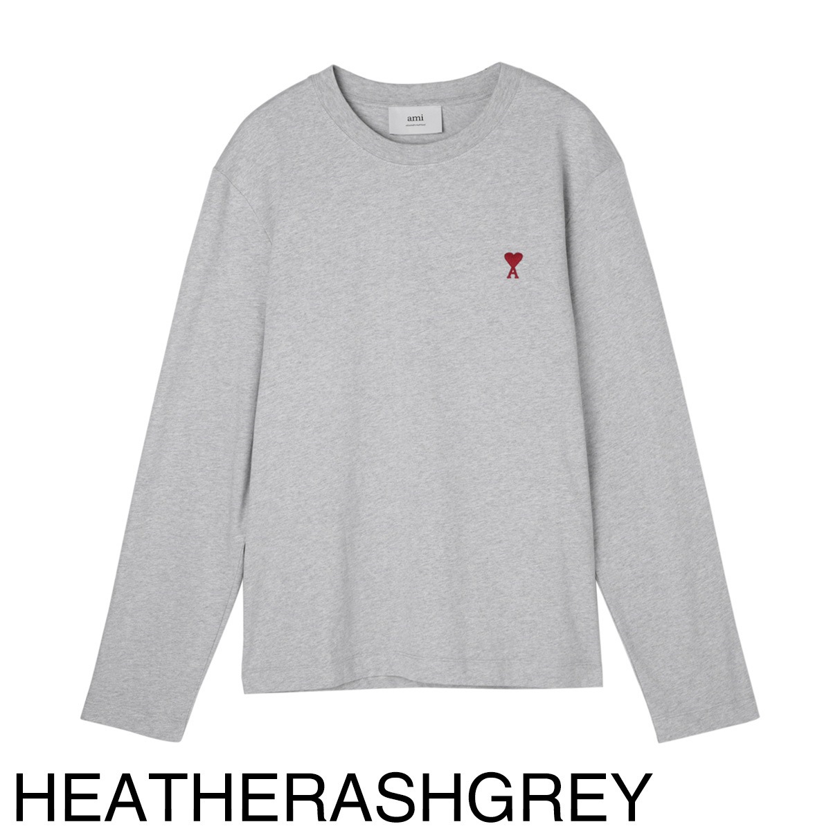 AMI アミ クルーネック 長袖Tシャツ/AMI DE COEUR LONG SLEEVES T-SHIRT