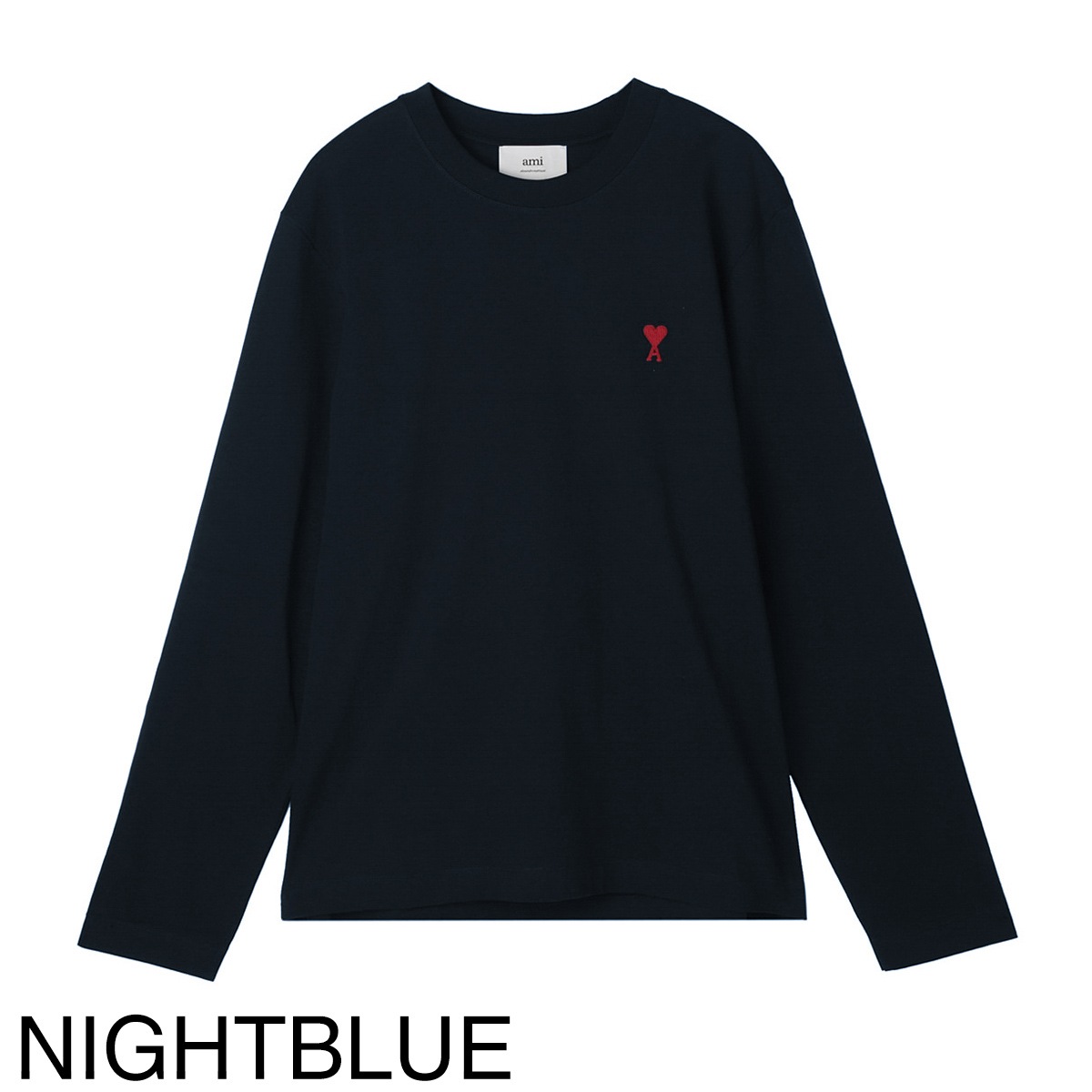 AMI アミ クルーネック 長袖Tシャツ/AMI DE COEUR LONG SLEEVES T-SHIRT